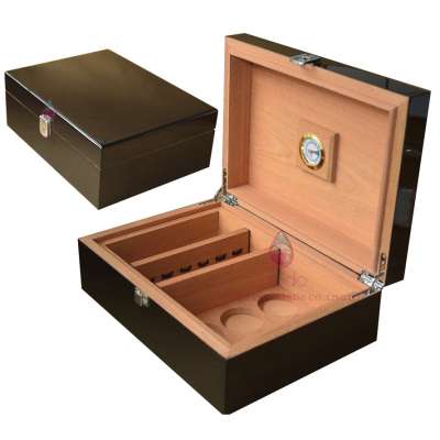 luxury brand cigarette humidor packaging cedar wooden cigar box