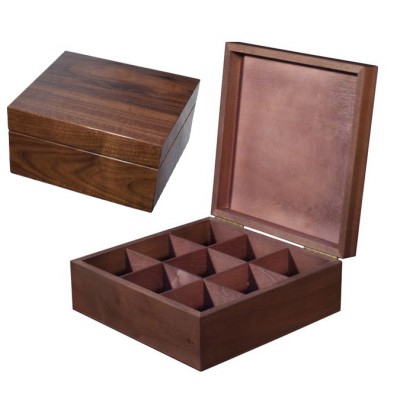 handmade custom logo wood gift  packaging box