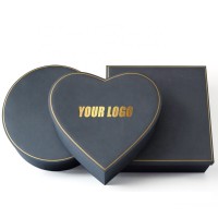 empty heart shaped paper chocolate wedding packaging gift box