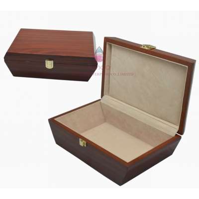 high grade luxury wooden shoe packaging box