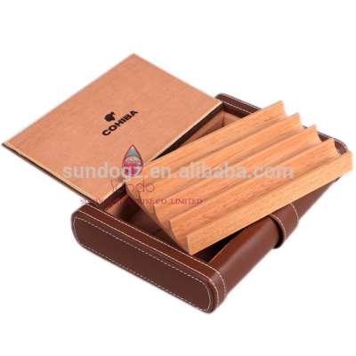 book shaped leather cigar case for sale